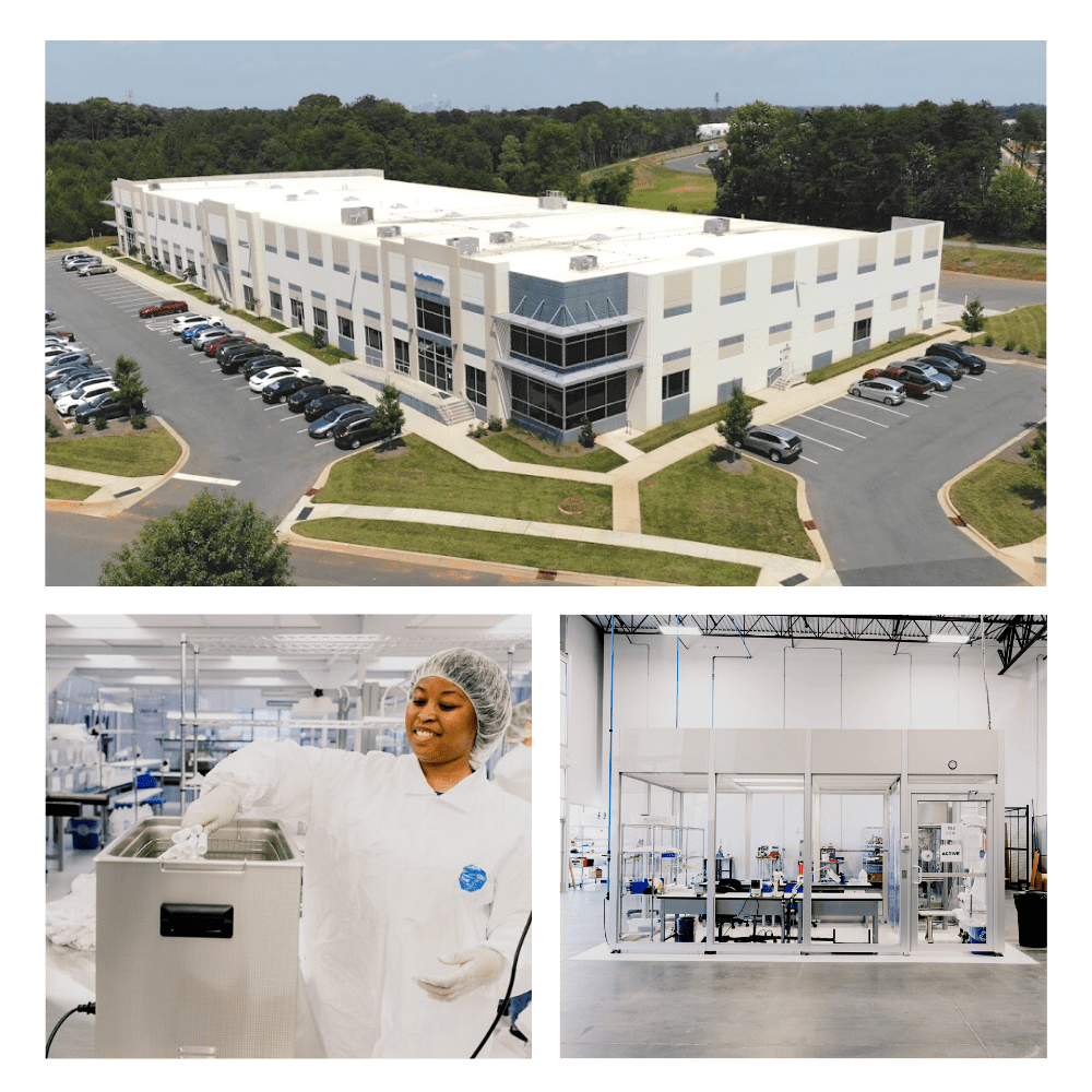 charlotteNC Grid Aerial shot of Medical Murray building exterior and facilities