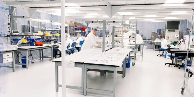 Medical device manufacturing cleanroom facility