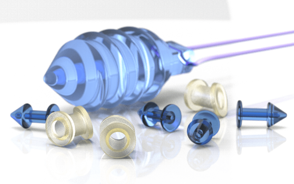 Complex catheter tips and components