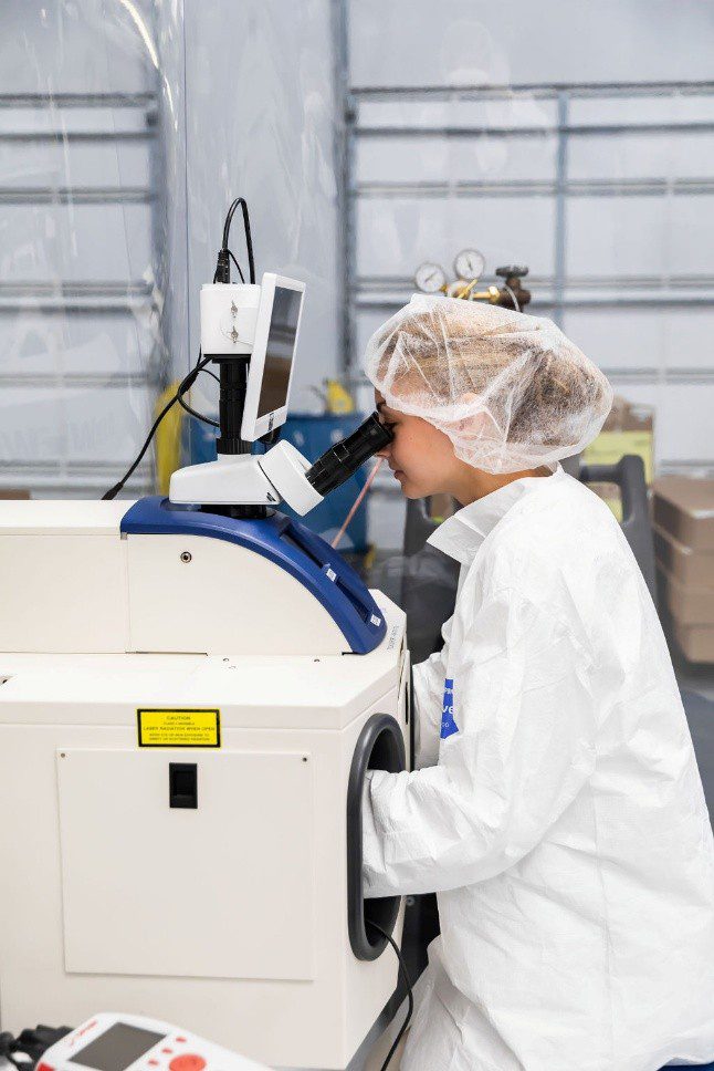 Technician precision welding medical device