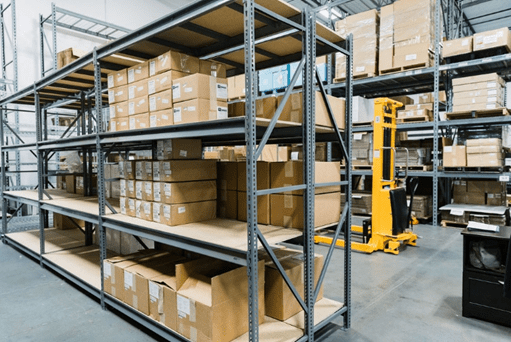 Inventory of medical devices in warehouse