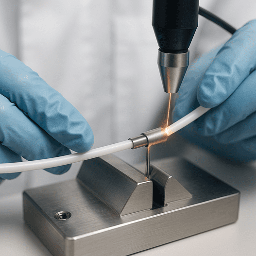 Laser welding demonstration